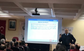 Egzoz Emisyon Ölçüm personeli eğitimi yapıldı